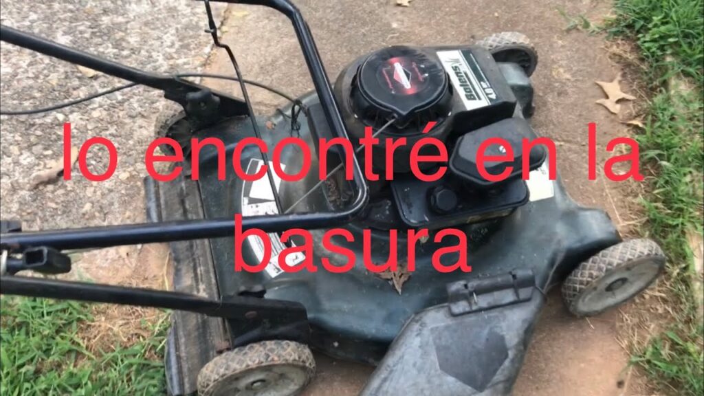 Como reparar una cortacesped averiada