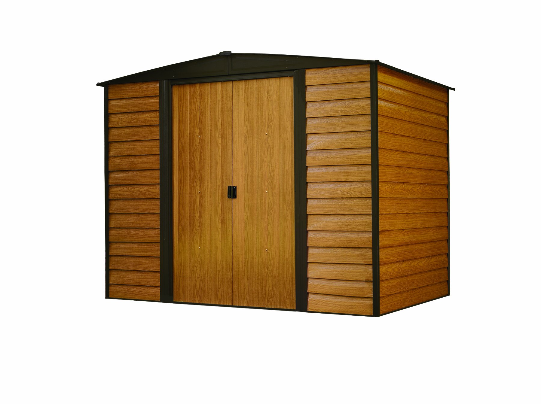 arrow shed wr65 acero 6 x 5 pies galvanizado bajo gable cobertizo de almacenamiento de cafe grano de madera grano de madera